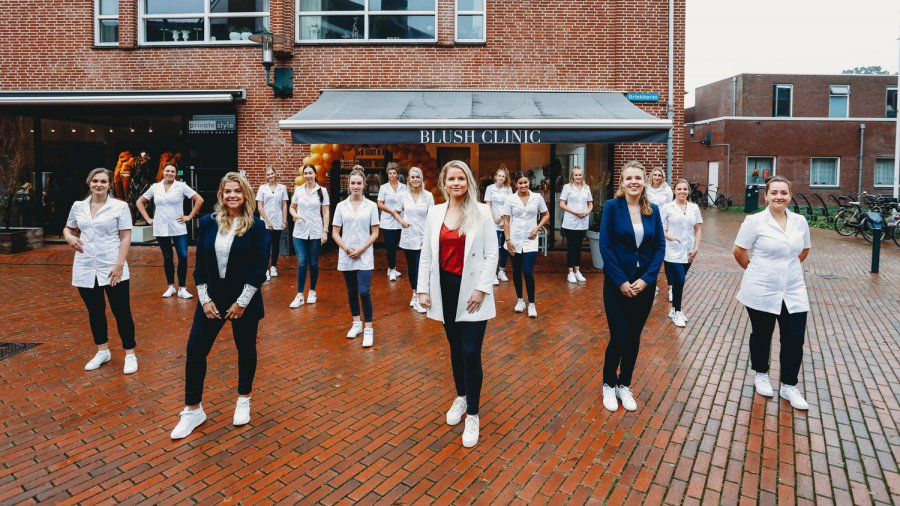 Foto team schoonheidsspecialisten Blush Clinic